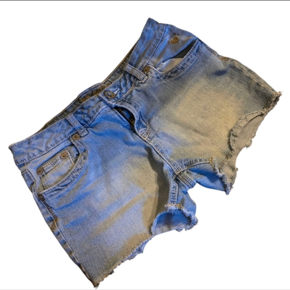 Justice Jeans Denim Cut-Off Shorts, Girls Size 16R